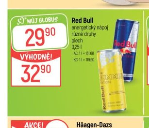 Red Bull energetický nápoj