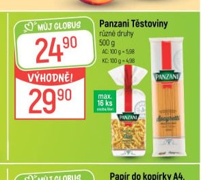 Panzani Těstoviny