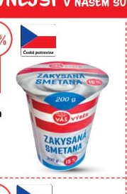 Váš výběr Zakysaná smetana