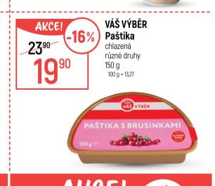 Váš výběr Paštika