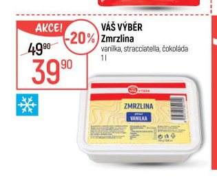 Váš výběr Zmrzlina