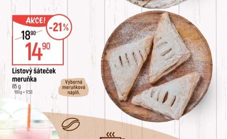 Listový šáteček meruňka