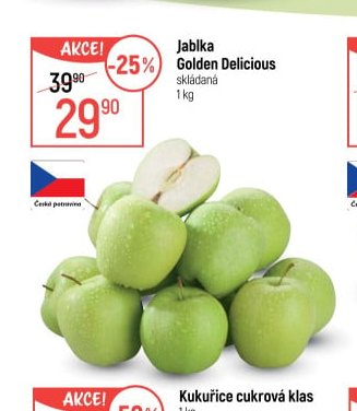 Jablka Golden Delicious