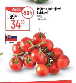 Rajčata koktejlová keříková