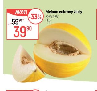 Meloun cukrový žlutý