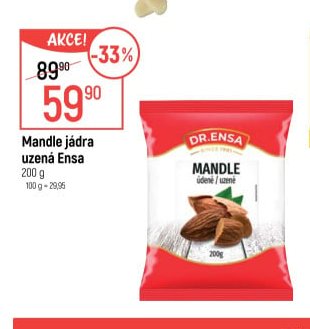 Mandle jádra uzená Ensa