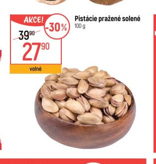 Pistácie pražené solené
