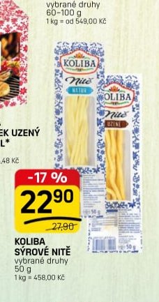 KOLIBA SÝROVÉ NITĚ 50g