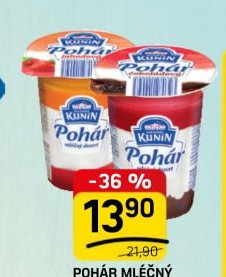 POHÁR MLÉČNÝ DEZERT vybrané druhy