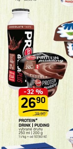 PROTEIN DRINK | PUDING vybrané druhy