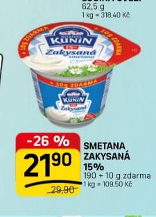 SMETANA ZAKYSANÁ 15%