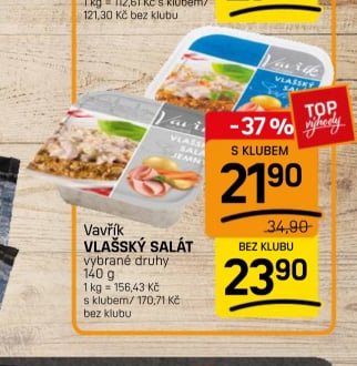 Vavřík Vlašský salát