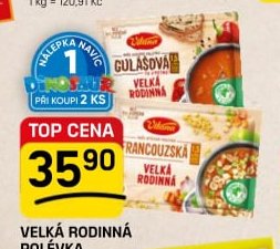 VELKÁ RODINNÁ POLÉVKA 90-184 g