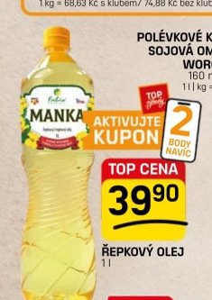 ŘEPKOVÝ OLEJ 1 l