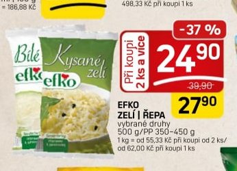 EFKO ZELÍ I ŘEPA 500 g