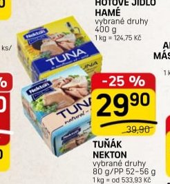 TUŇÁK NEKTON 80 g
