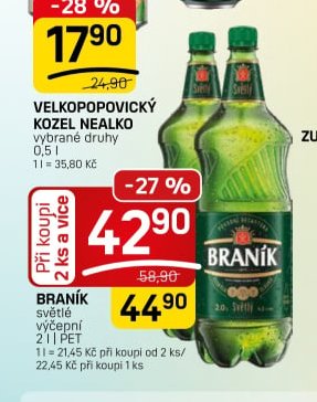 Braník světlé výčepní