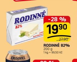 RODINNÉ 82% 200 g