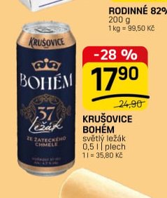 KRUŠOVICE BOHÉM 0,5 l