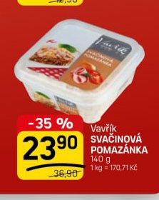 Vavřík SVAČINOVÁ POMAZÁNKA 140 g