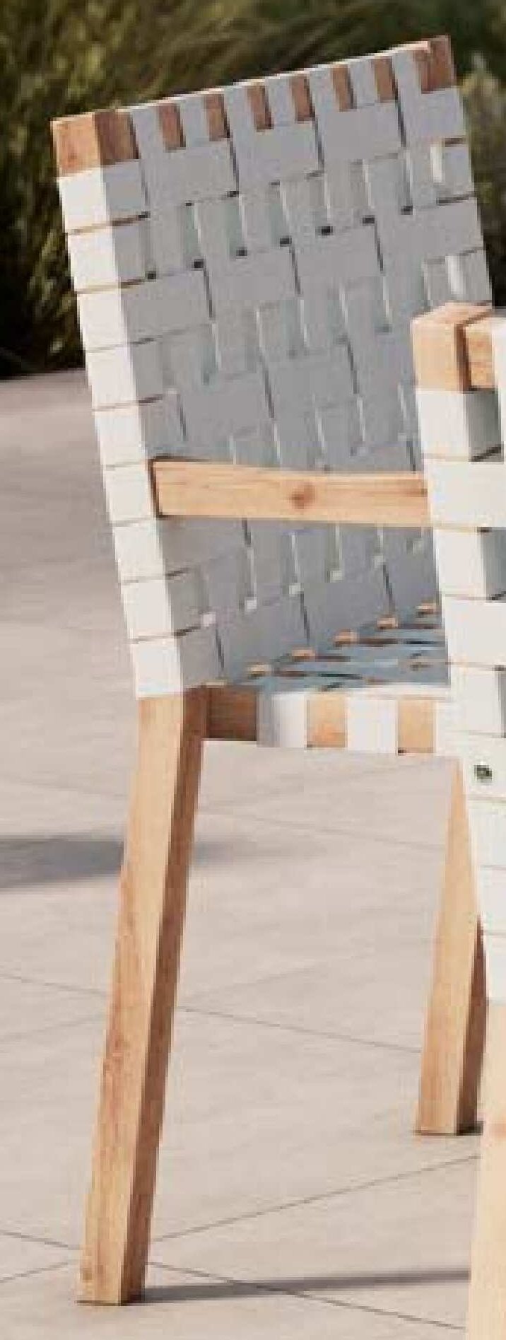 Zahradní židle s výpletem