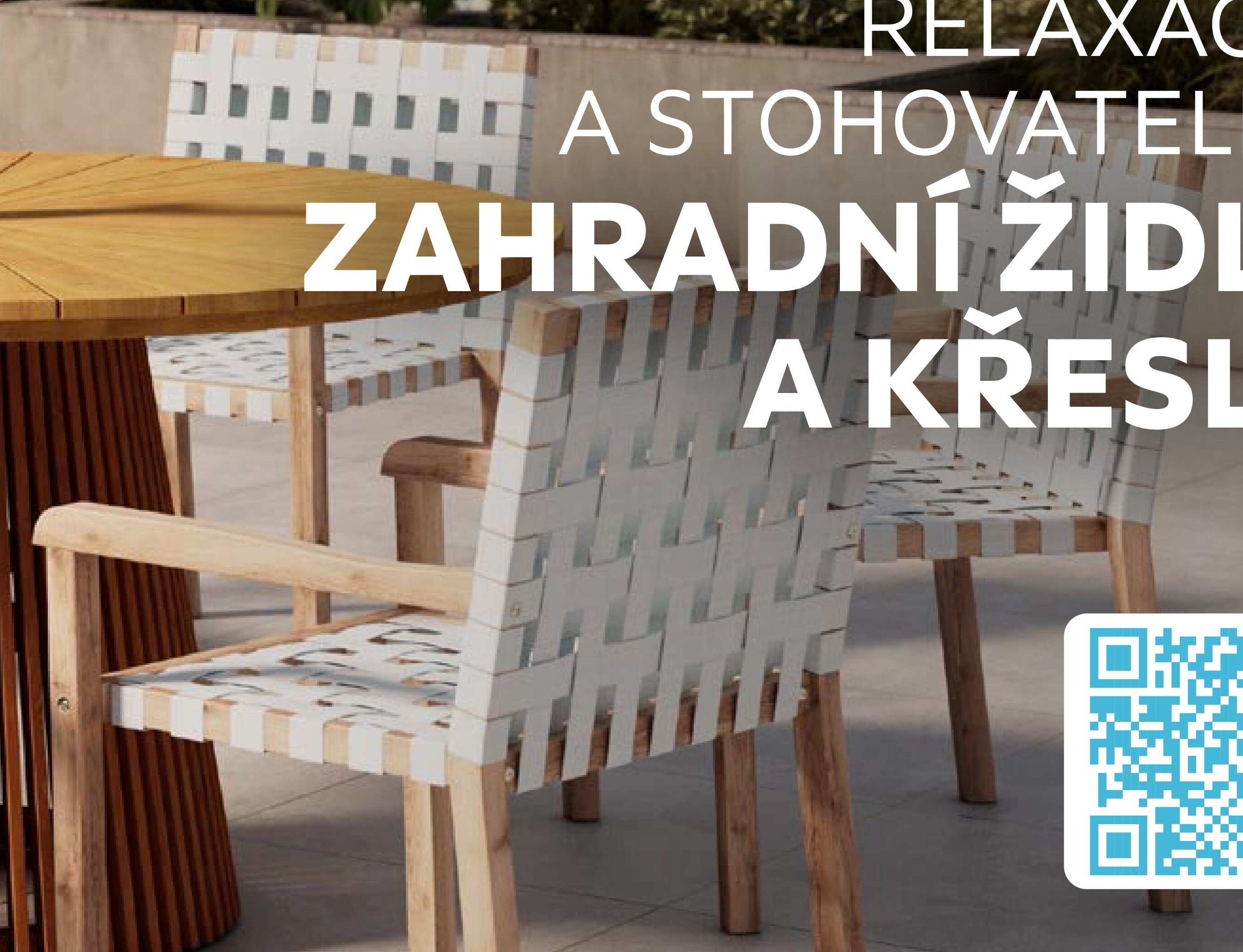 Zahradní židle a křesla