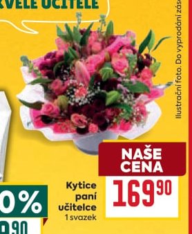 Kytice pro paní učitelce