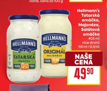 Hellmann's Tatarská omáčka, Majonéza, Salátová omáčka