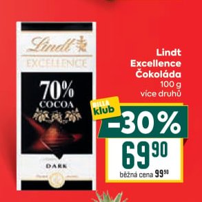Lindt Excellence Čokoláda