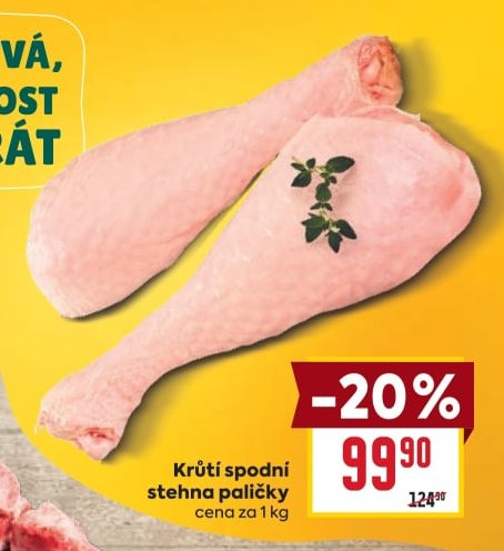 Krůtí spodní stehna paličky