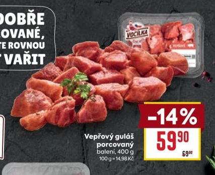 Vepřový guláš porcovaný