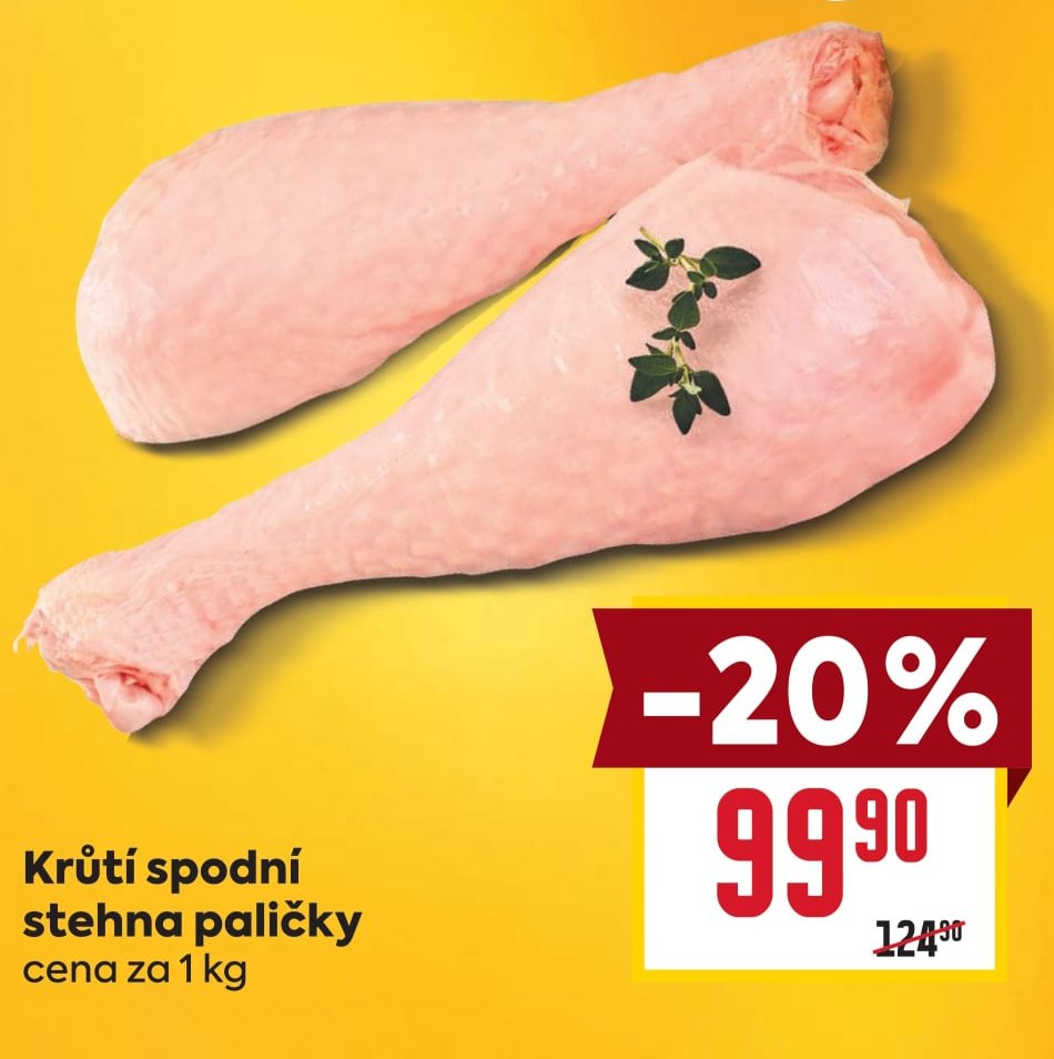 Krůtí spodní stehna paličky