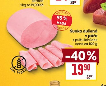 Šunka dušená v páře
