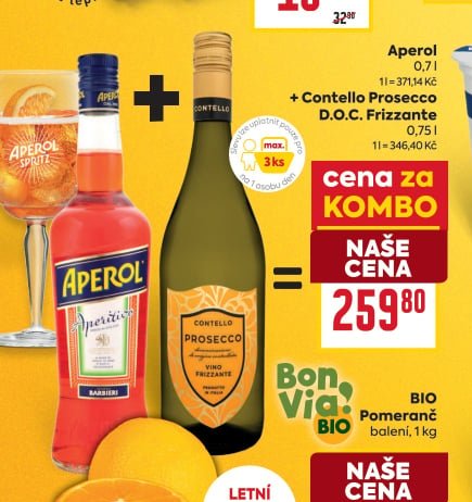 Aperol + Contello Prosecco D.O.C. Frizzante