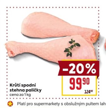 Krůtí spodní stehna paličky