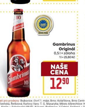 Gambrinus Originál
