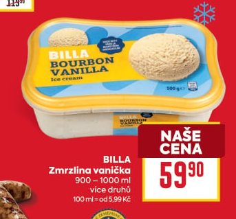 Billa Zmrzlina vanička