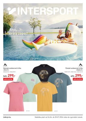 akční leták Intersport 24.6.2026-5.7.2026