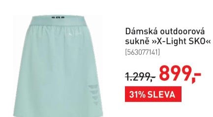 Dámské outdoorové sukně X-Light SKO