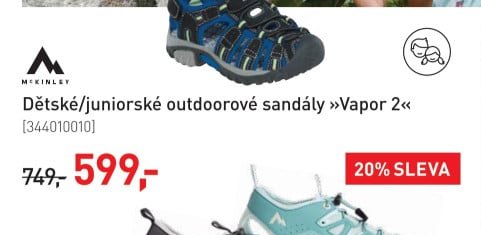 Dětské/juniorské outdoorové sandály »Vapor 2«