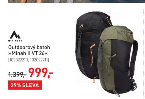 McKinley Outdoorový batoh Minah II VT 26