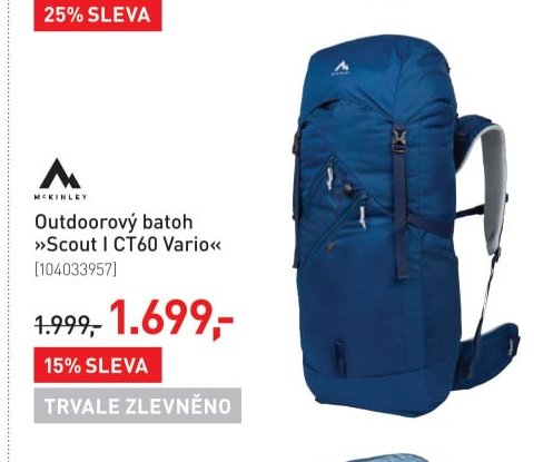 McKinley Outdoorový batoh Scout I CT60 Vario