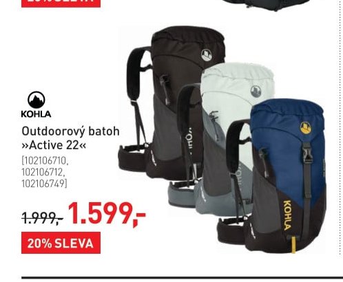 Kohla Outdoorový batoh Active 22