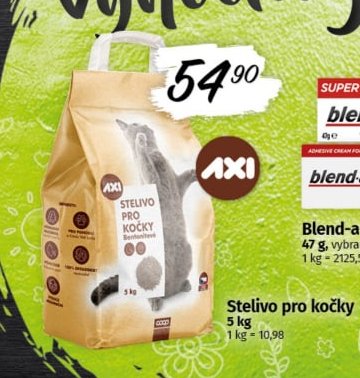 Stelivo pro kočky