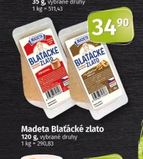 Madeta Blaťácké zlato