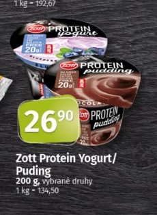 Zott Protein Yogurt/Puding