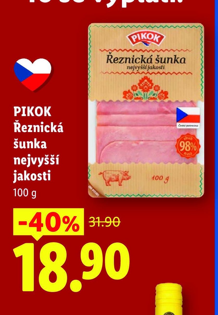 PIKOK Řeznická šunka nejvyšší jakosti