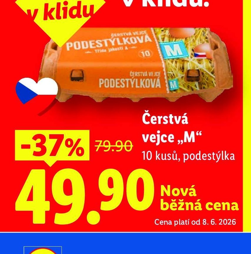 Čerstvá vejce M