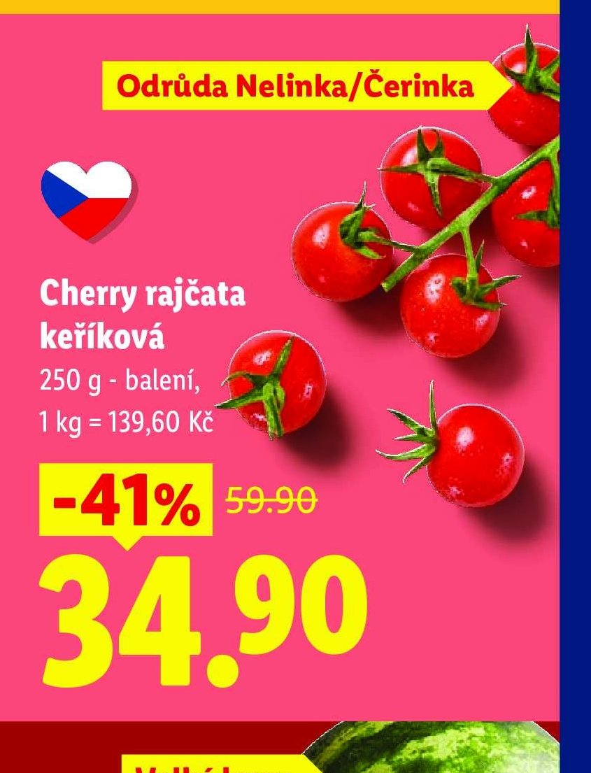 Cherry rajčata keříková