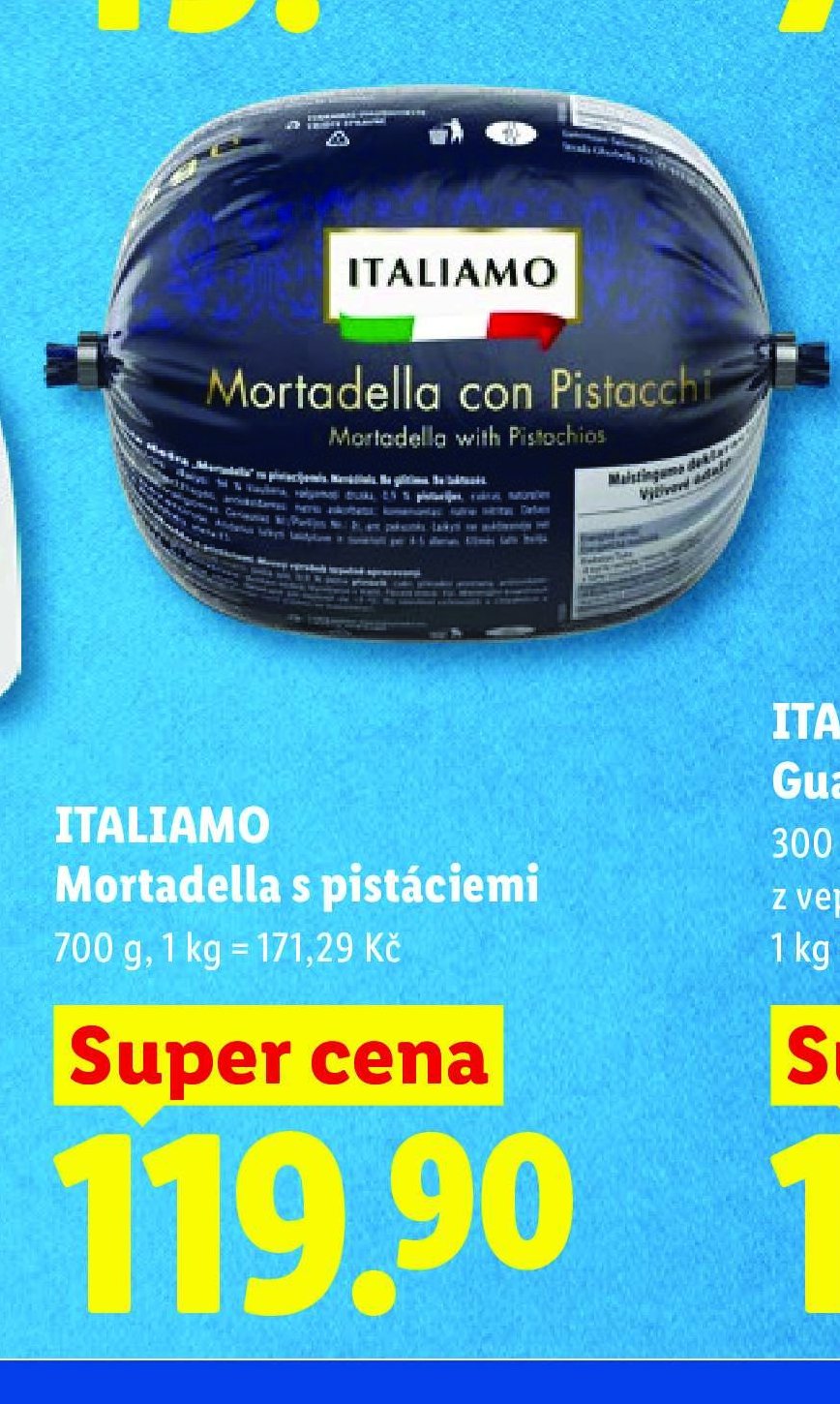 ITALIAMO Mortadella s pistáciemi